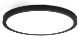 Светодиодный потолочный светильник Nettlife Emerson, черный - пластик - 30 x 3 x 30 см