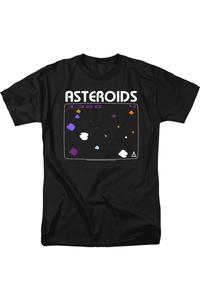 Футболка Atari Asteroids short Sleevecreen с коротким рукавом для взрослых Gildan, черный