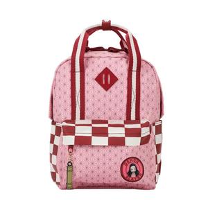 Женский мини-рюкзак из хлопкового холста с логотипом, розовый Demon Slayer, Demon slayer logo pink
