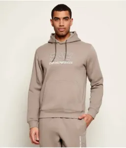 Толстовка regular fit Ea7, бежевый