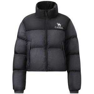 Теплая флисовая куртка-пуховик для женщин Camel, цвет Phantom Black