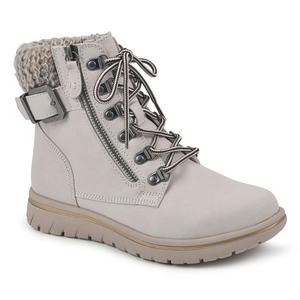 Теплые ботинки на шнуровке Cliffs By White Mountain, winter white fabric