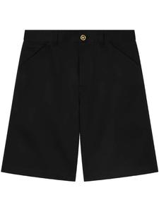 Шорты с нашивкой-логотипом Versace, черный
