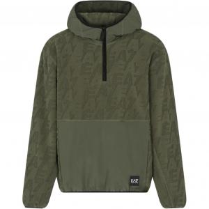 Свитшот EA7 мужской EMPORIO ARMANI, оливковый