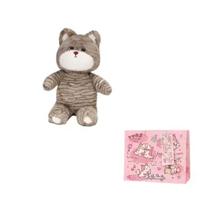 Плюшевая кукла Running Bib Kitten высотой 50 см Dolls and bears dance, Coffee Gradient