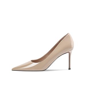 Rosa Bianca Тонкие каблуки на шпильке 8,5 см женские абрикосовые с овчинной подкладкой, цвет Apricot (Sheepskin Lining)