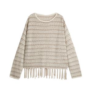 ELLE Тонкий свитер с круглым вырезом Women's Coffee