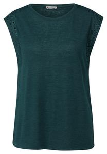 Рубашка STREET ONE, темно-зеленый