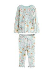Пижама Next Weihnachtlicher, светло-голубой