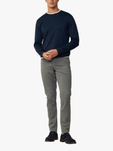 Толстовка классического кроя из хлопкового флиса Hackett London, темно-синий