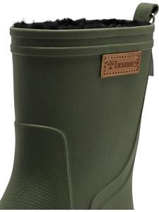 Детские зимние ботинки "Thermo Boot Jr" зеленого цвета Hummel