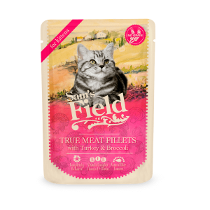 Sam's Field Comida Húmeda de Pavo с броколи для гатитос 85 гр Sam's Field