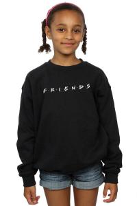 Толстовка с текстовым логотипом Friends, черный