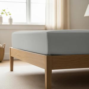 Mellanni Комплект постельного белья, полный размер, 1 предмет (простыня с глубоким бортиком до 40 см), мягкое охлаждающее, устойчивое к выцветанию и пятнам, цвет спа-мята