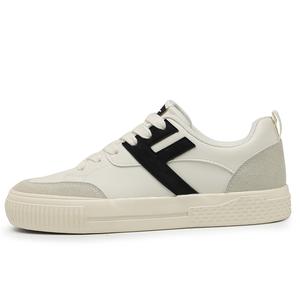 WARRIOR Износостойкие, легкие, нескользящие, низкие кроссовки для скейтбординга, унисекс, бежево-черные