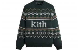 Свитер фэрл KITH, зеленый