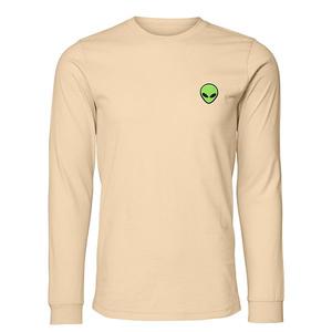 Футболка с длинным рукавом Alien для мужчин Dalix, Soft Cream