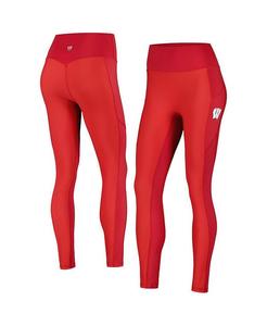 Женские леггинсы iLeggings iLeggings с карманами, размер 7/8 Red Wisconsin Badgers Kadyluxe, красный