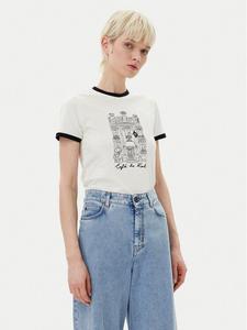 Футболка обычного кроя A2W17087 Karl Lagerfeld, экрю