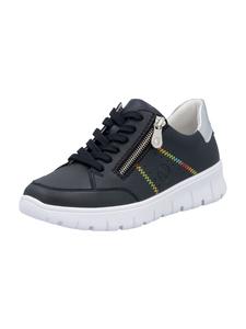 Rieker Спортивные кроссовки на шнуровке синего цвета