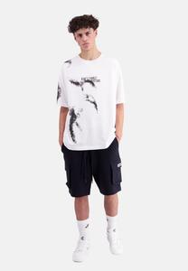 Футболка с принтом HISTROY KOQS, белый