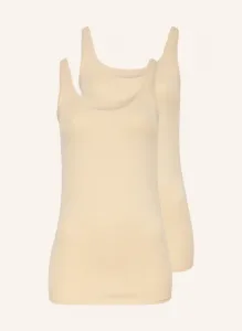 В упаковке 2 топа 95/5  Schiesser, бежевый