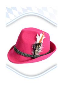 Женская тирольская шляпа розовая EDELNICE, розовый