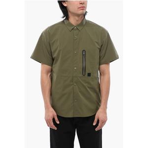 Рубашка 4AWAY TREK с короткими рукавами и нагрудным карманом Woolrich, Army