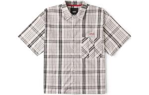 Рубашка мужская светло-серая в клетку Vans, цвет Light gray check