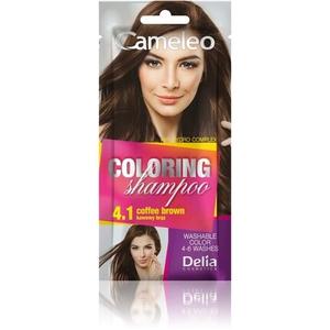 Кофейно-коричневый тонизирующий шампунь 40мл, Cameleo