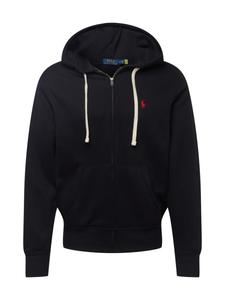 Худи Polo Ralph Lauren Zip-Up Hoodie, черный