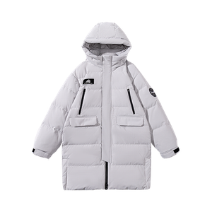 Детская пуховая куртка с капюшоном Moderate Jeep, smoke белый