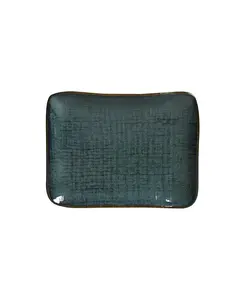 Керамические прямоугольные тарелки 7 дюймов, набор из 4 шт. Porto Brasil, oceano