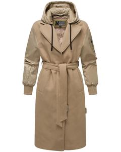 Межсезонное пальто MARIKOO Between-Seasons Coat Tjadee 16, песочный