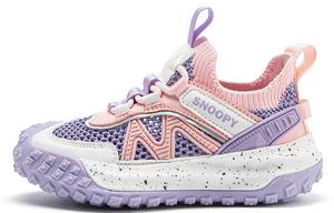 Детские баскетбольные кроссовки для детей SNOOPY, фиолетовый/розовый