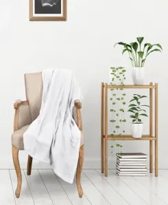 Хлопковое одеяло Chevron на все сезоны, размер King Superior, белый