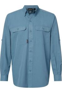 DRI DUCK Crossroad тканая рубашка, цвет slate blue