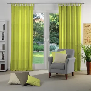 Штора Lahnstein с петлями, 2 шт. Wirth, Limone