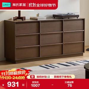 Lin'S Home Furnishing Комод для гостиной в винтажном стиле настенный, модель YZ1E