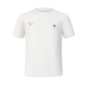 FILA Футболки мужские коричневые и белые с круглым вырезом