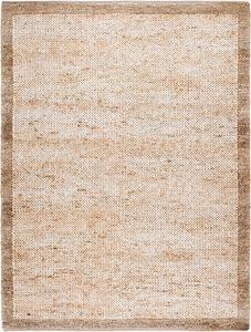 Ковер SAFAVIEH, 244 x 305 см, - коллекция Natural Fiber - большой - бежевый, ручной работы из джута, идеально для гостиной, спальни, столовой (NF954B)