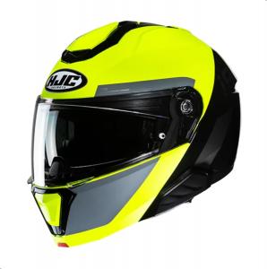 Шлем HJC Helmets i91 Poly Modular, желтый / черный