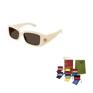 Прямоугольные солнцезащитные очки GUCCI, 004