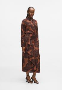 Юбка KARL LAGERFELD A-line skirt, Graphic Fan Friar Brown/Brown
