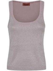 Блестящий топ Missoni, розовый