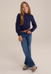 Топ WE Fashion Long sleeved top, Blue/Dark Blue