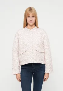 Стеганая куртка onlhallie, легкая куртка Only, Cloud Dancer/Pink Ditsy