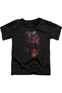 Футболка с коротким рукавом Batman & Robin #1 для малышей Gildan, черный