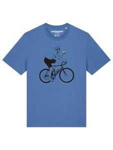 Рубашка Watapparel Fahrrad und Pizza, сапфировый