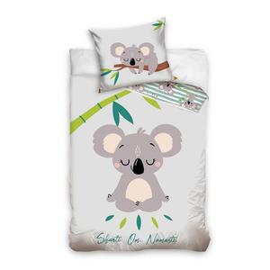 Постельное белье MTOnlinehandel Koala, серый - текстиль - 135 x 200 x 1 см